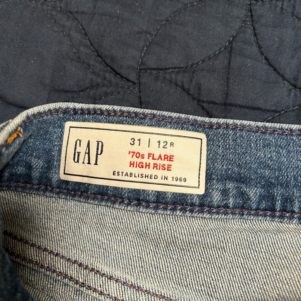 Gap high rise flare jeans, Never been worn, new without tags.